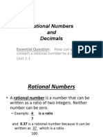 Rational Numbers and Long Division