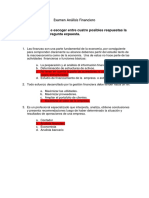 Examen Analisis Financiero