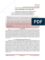 Flow Analysis of Butterfly Valve Using CFD: Journal