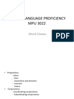 Mpu 3022 Part of Speech