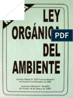 Ley Orgánica Del Ambiente