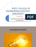 University College of Engineering:Kakatiya University: Electrical and Electronics Engineering