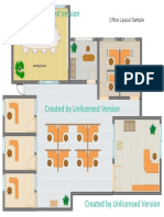 Created by Unlicensed Version: Office Layout Sample