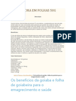 Tabela Nutricional Das Folhas