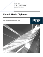 Church Music Diplomas Syllabus