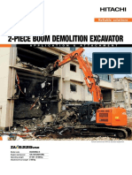 2-Piece Boom Demolition Excavator: Zaxis-Series