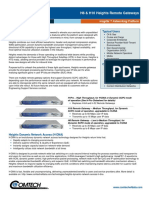 Comtech/EFData H8 & H16 Heights Remote Gateways Datasheet