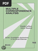 Professor Brigitte Le Roux, Professor Henry Rouanet - Multiple Correspondence Analysis (Quantitative Applications in The Social Sciences) - Sage Publications, Inc (2010) PDF