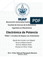 Circuito de Disparo Con Aislamiento