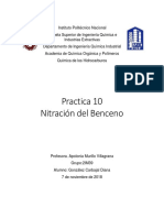 Informe 10 Nitracion Del Benceno