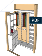 Walking Closet en Sketchup