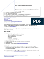 ACTIVITY: Biodegradability Experiment