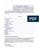 Calcium Concentrations: Metabolism