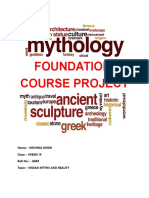 Foundation Course Project: Name: - Krishna Singh Class: - SYBMS A' Roll No.: - 6049 Topic: - Indian Mtyhs and Reality