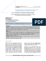 Relationship Between Personal Self-Efficacy and Flood Disaster Preparedness of Indonesian Nurses