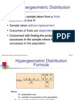 3.1. Hypergeometric Distribution