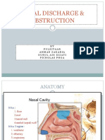 Nasal Discharge & Obstruction