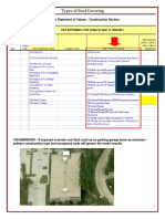 Types of Roof Covering: Amrisc Statement of Values Construction Section