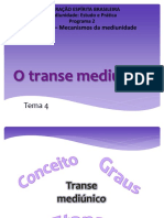 Módulo 2 Tema 4 O Transe Mediúnico