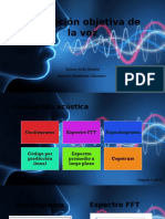 Evaluación Objetiva de La Voz