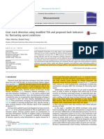 Gear Crack Detection Using Modified TSA and Proposed Fault Indicators For Fluctuating Speed Conditions