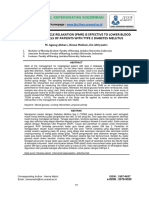 Progressive Muscle Relaxation (PMR) Is Effective To Lower Blood Glucose Levels of Patients With Type 2 Diabetes Mellitus