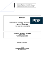 ETAG 001: Guideline For European Technical Approval OF