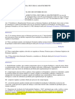 Instrução Normativa #46 de 06 de Outubro de 2011 (Produção Vegetal e Animal) - Regulada Pela in 17-2014)