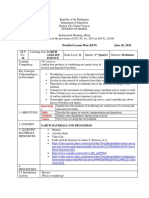 Detailed Lesson Plan (DLP) June 26, 2019: 16 and Life Science Quarter Duration: 60 Minutes