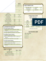 Downtime Activities: MINOR - Closer To Base MAJOR - Closer To Next Tier (See Xanathar P. 140)