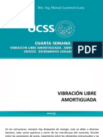 Vibracion Libre Amortiguada - Amortiguamiento Critico - Decremento Logaritmico PDF