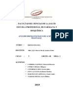 Analisis Bromatologico Del Aceite PDF