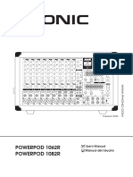 Powerpod 1062R Powerpod 1082R: User's Manual Manual Del Usuario