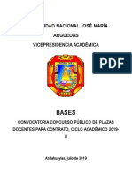 Bases para Contrato Docentes Reglamento y Gronograma Ultimo