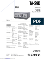 MHC-S9D Amplificador