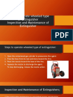 Steps To Operate Wheeled Type of Extinguisher