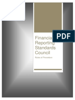 Financial Reporting Standards Council: Rules of Procedure