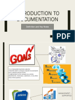 Introduction To Documentation: Definition and Key Notes