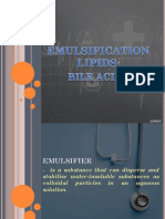 Emulsification Lipids