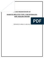 A Case Presentation of Diabetes Mellitus Type 2 Uncontrolled Non-Healing Wound