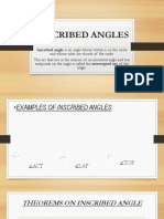 Inscribed Angles