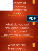 Classification of Rocks