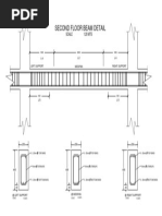 Second Floor Beam Detail: Scale 1:20 MTS