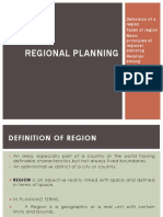 Regional Planning