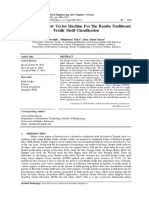 Quadratic Support Vector Machine For The Bomba Traditional Textile Motif Classification