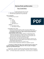 Flag Football Rules