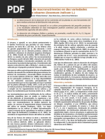 Absorción de Macronutrientes en Dos Variedades de Sésamo (Sesamum Indicum L.)