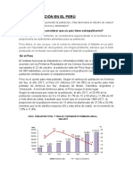 Sobrepoblación en El Perú