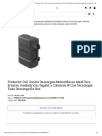 ALPU-L130-TRANSTECTOR - Protector PoE Contra Descargas Atmosféricas Ideal para Enlaces Inalámbricos Gigabit y Cámaras IP Con Tecnología Tubo Descarga de Gas - SYSCOM