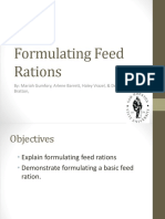 Formulating Feed Rations